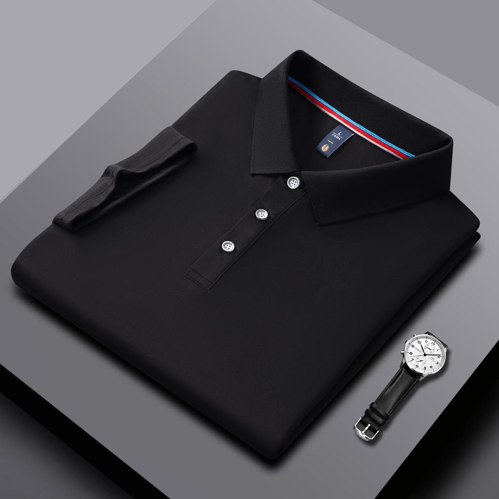 Men's and Women's Polo Shirts Summer New Work Lapel T-shirts Business High-quality UV Protection Brand Short Sleeves