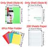 3 Ring Notebook Binder Thickened Loose Leaf Document Folder  Office Stationery Supplies