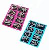 Chinese Metal Ring Puzzle Brain Teaser IQ Game for Family Adults Kids Educational Logic Thinking Training
