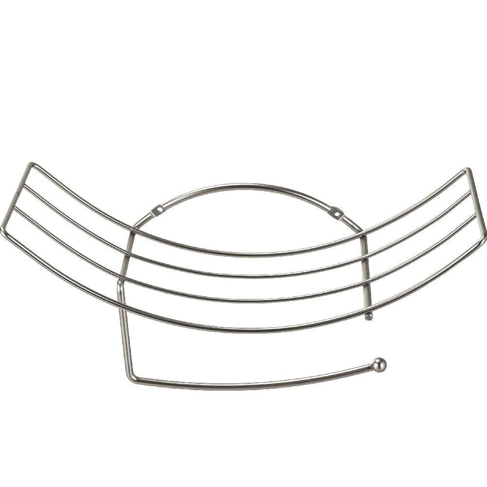 

Satin Nickel Wall Mount Toilet Paper Holder Storage Dispenser Steel Construction Easy Installation Bathroom Accessory United States