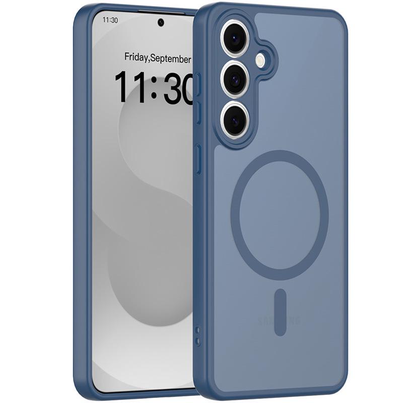 Magnetic Skin Feel Phone Case for Samsung S26 Ultra, S25 FE/S24, Frosted A17