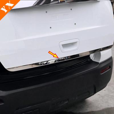 Stainless Steel For Chevrolet TRAX 2014 2015 2016 2017 2018 Car Rear Back Bumper Door Tailgate Strip Cover Trim Accessories
