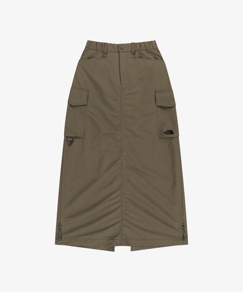 Noseupeiseu Nk6Ns32L White Label Women'S Selma Skirt Grayish Khaki