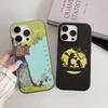 C-Calvin And H-Hobbes Per iPhone 16 15 14 13 12 11 17 Pro Max Plus Custodia per Telefono Ondulata Antiurto