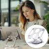 Carbon Steel Laptop Holder 360°Rotation Ventilated Design For Enhances Cooling Adjustable Height From 50mm To 290mm