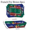 2026 Football Party Decoration Tableware Balloon Dish Cup Napkins Popcorn Box French Fry Boxes Soccer Gift Parties Decor