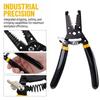 Pressing Cable Wire Stripping Pliers Wire Cutting Crimping Pliers  Winding Screwing