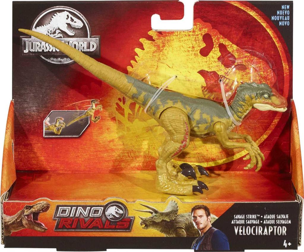 Jurassic World 2019 Savage Strike Actionfigur Velociraptor JURASSIC WORLD SAVAGE STRIKE Actionfigur VELOCIRAPTOR Neuestes Kino 2 Gefallenes Königreich