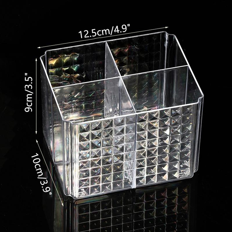 Clear Acrylic Makeup Brush Holder Desk Cosmetic Organiser Lipstick Storage Lipstick Storage Holder