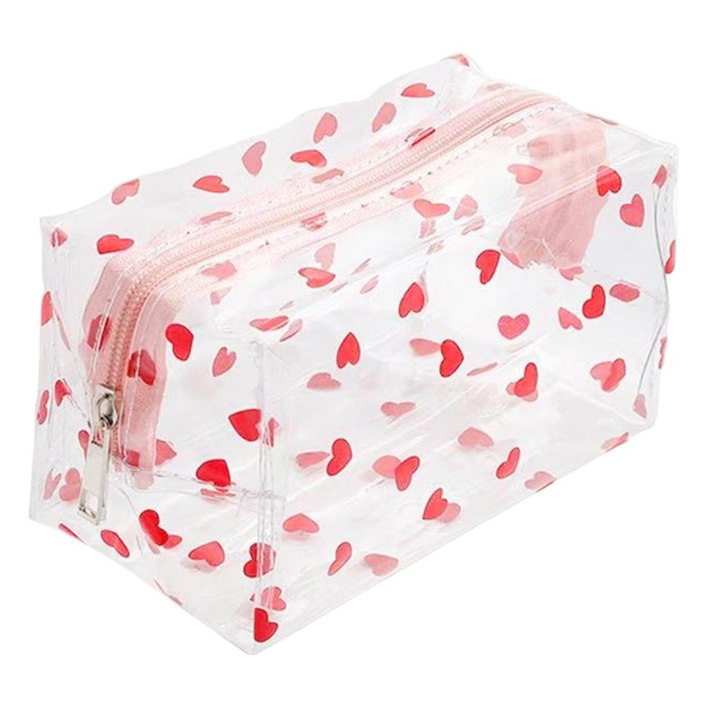 PVC Transparent Makeup Bag Waterproof Travel Toiletry Organizer Pouch