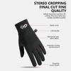 Getinfit Cycling Gloves Thin Fleece Lined Touch Screen Windproof for Outdoor Sports Running Biking
