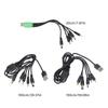 5V USB To 5.5x2.1mm 4.0x1.7mm 2.0x0.6mm 2.5x0.7mm 3.5x1.35mm Charging Cable for Electric Toothbrush Desk Lamp Use