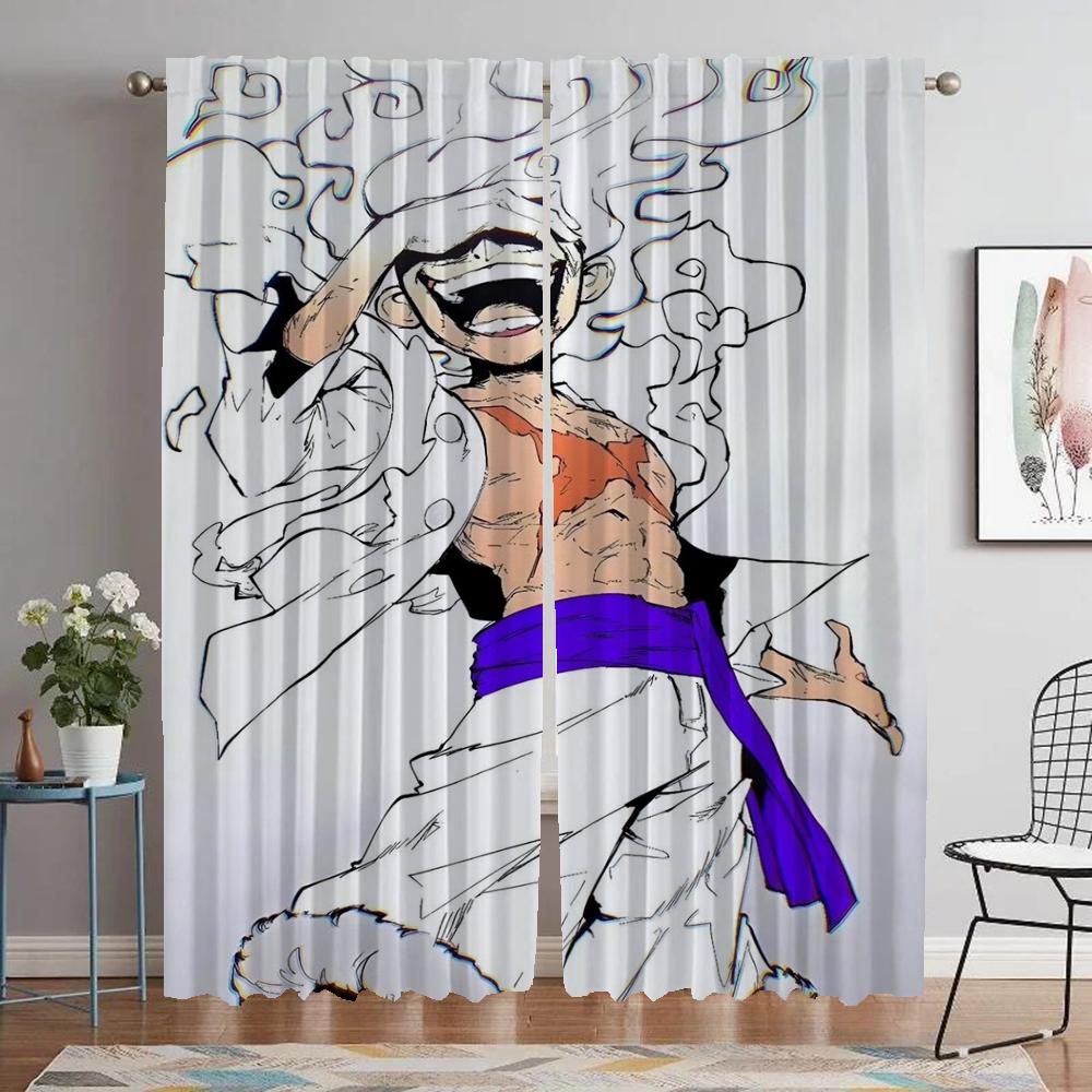 

Living Room Space One Panel Sheer for Bedroom Home Interior Draperies 2 Panels CoversHalloweenOrnament for Anti - mosquito Draperies ideal W60xH90cmx2pcs-CL