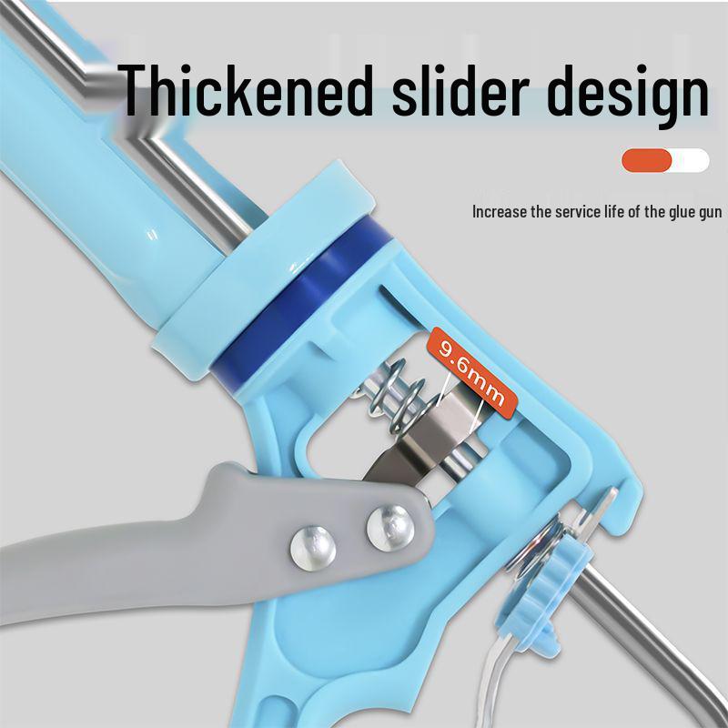 Thickened Labor-Saving Glass Glue Gun: Automatic Silicone Caulking Tool