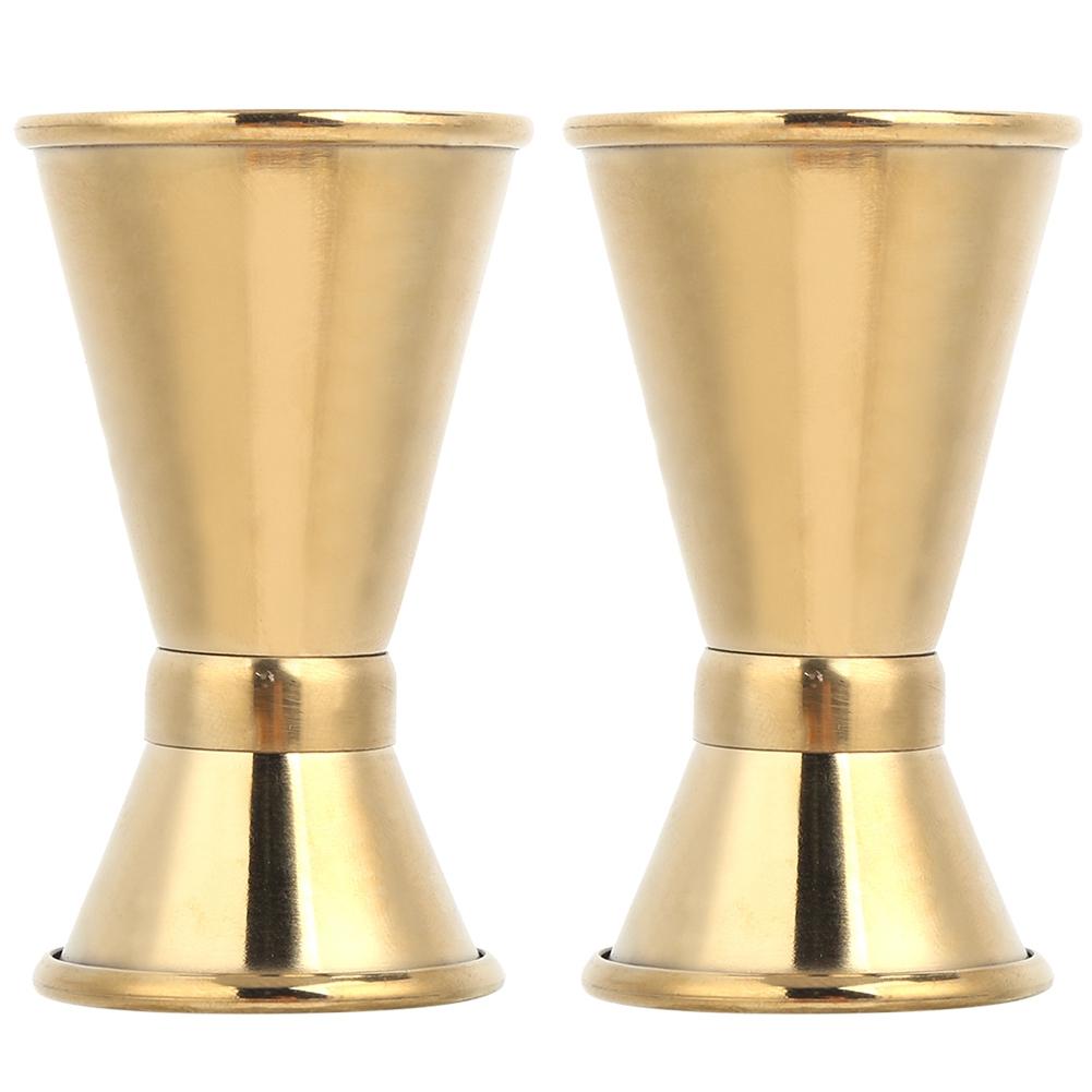 

Stainless Steel Measuring Cup Wine Glass Ounce Cup Cocktail Jigger Drink Liquid Measuring ToolsL