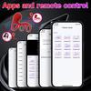 APP Wireless Remote 3 IN 1 Rose Vibrating Cock Ring Delay Ejaculation Clit Stimulator G Spot Silicone Adult Sex Toy for Couples