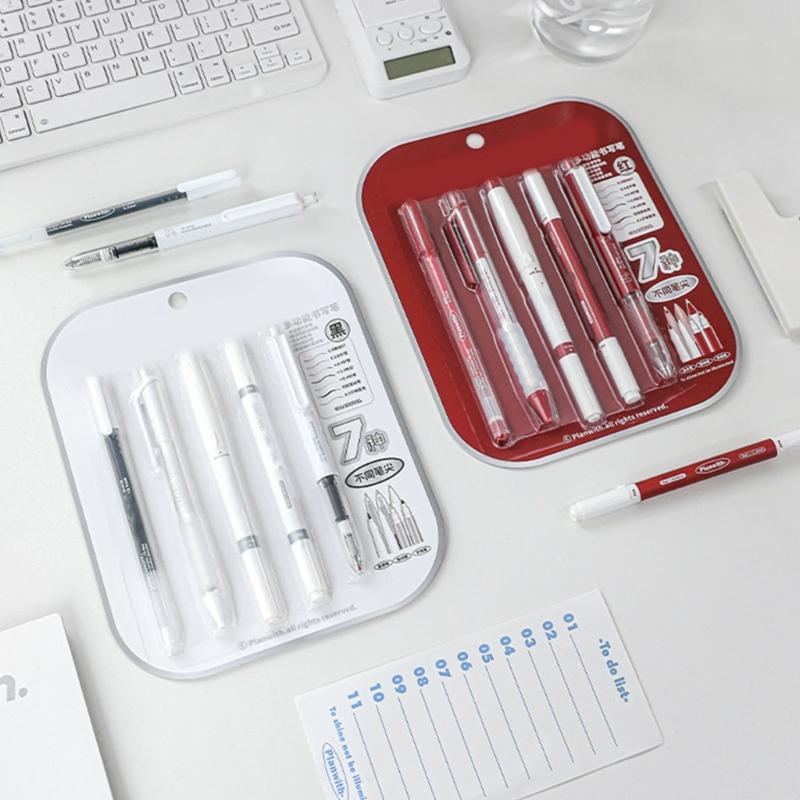 5Pcs Noise Free Retractable Gel Pen Fast Dry Ink Non Smudge Writing Pen Comfortable Handle For Students Professional