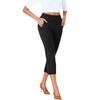 Women's Cropped Pants  With Pockets Lightweight Caual Loose Trousers