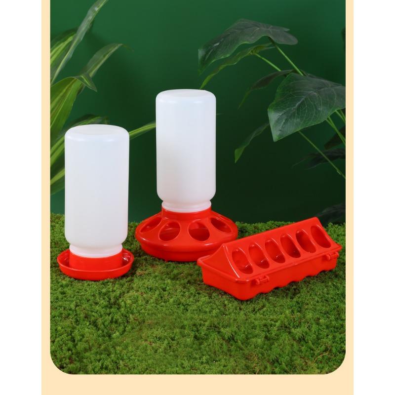 Chicken Trough Small Automatic Waterer Quail Feed Feeder Rutin Chicken Trough Chicken Automatic Feeder