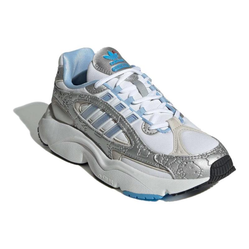 Adidas Hello Kitty X Ozmillen Elastic Lace J 'White Glow Blue Grey' Sneakers IF7026