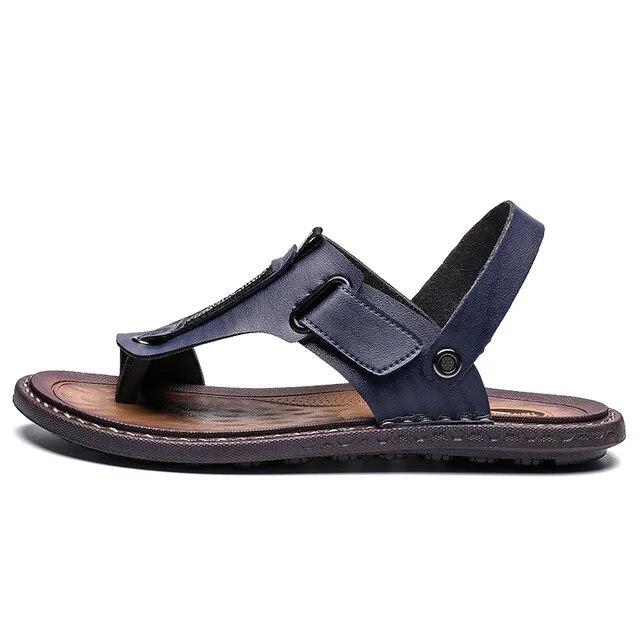 Moda Estate Uomo Outdoor Infradito Uomo Comode Scarpe Casual Uomo Pelle Scarpe da Spiaggia Sandalia Masculina Taglia 47 Pantuflas