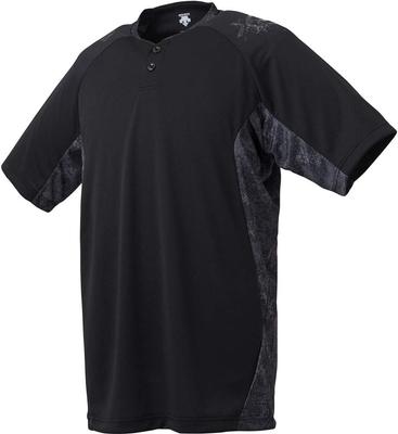 DESCENTE Baseball Short Sleeve Baseball Shirt BK M DBMNJA51