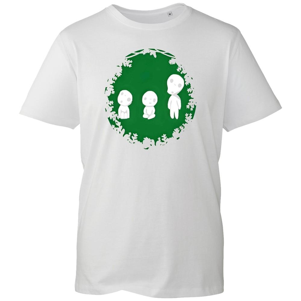 Kodama Tree Spirit Tshirt Forest Spirit Inspired Anime Tee Black Unisexs Unisex New S