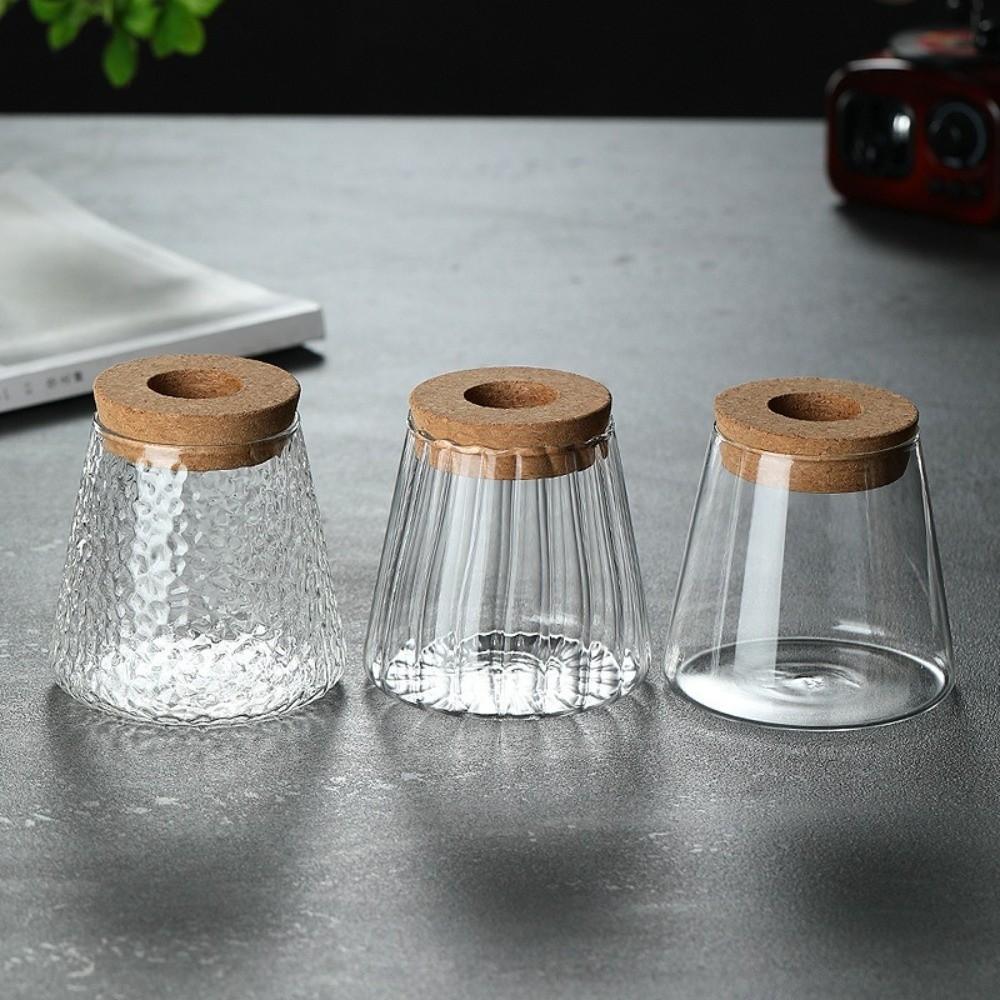 Wooden Base Glass Planter Thick Flower Arrangement Vase Modern Style Vase Rack  Home Decoration