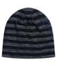 GLACK Gc085 Summer Stitch Stripe Snap Beanie (Black)