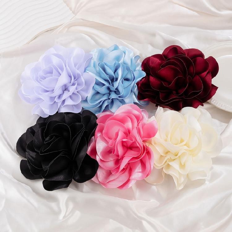Fashionable Flower Brooch Dinner Party Rose Boutonniere for Special Gatherings
