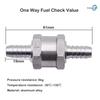 Fuel Non Return Check Valve 6/8/10/12mm Aluminium Alloy Petrol Diesel Water Fuel Line One Way for Peugeot Renault