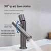Yipan Brushed 304 Stainless Steel Mechanical Arm Basin Faucet