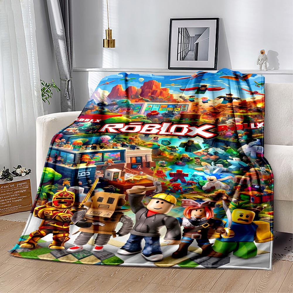 Coperta Roblox 112 Comoda Adatta per Sedia da Spiaggia Ufficio per Tutte le Occasioni Moderna Adatta per Regalo a Parenti e Amici