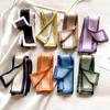 Spring/Summer Pure Colour Ribbon Outdoor Imitation Silk Scarf 6*115cm Decorative Long Headband Women’s Satin Neckerchief