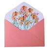 Lovely Gift Invitation Wedding Letter Pad Flowers Envelope Letter Paper Writing Paper Greeting Card