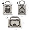 Hardware Marine Cabinet Boat Supplies Door Knobs Deck Hatch Pull Ring Cupboard Handles Recessed Flush Pullers