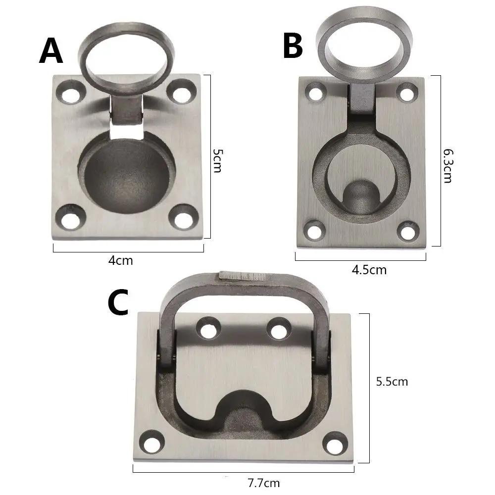 Hardware Marine Cabinet Boat Supplies Door Knobs Deck Hatch Pull Ring Cupboard Handles Recessed Flush Pullers