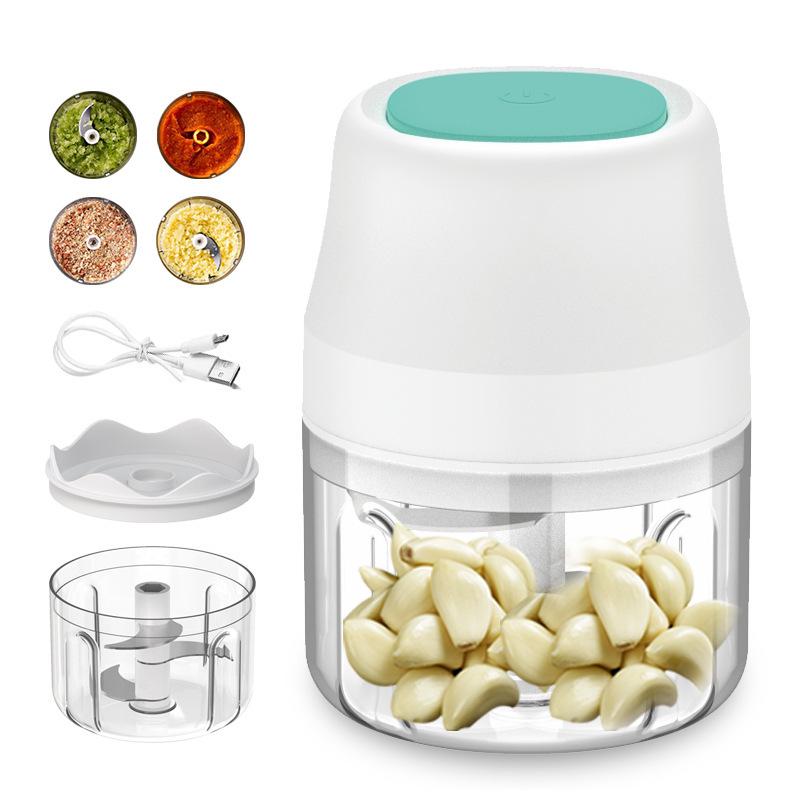 Electric Garlic Masher and Mincer for Home Use: Compact Mincing and Chopping Tool