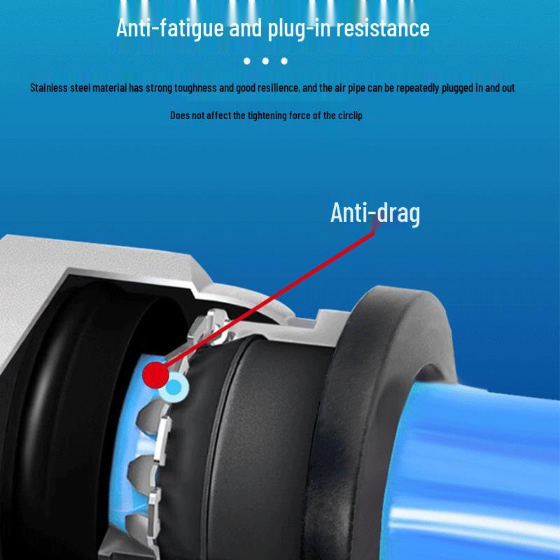 PE T-kus Plastová Pneumatická Vzduchová Hadice Rychlospojka Redukční T-kusový Adaptér