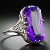 2026 New Sea Blue Cubic Zirconia Ring - Personalized Wedding Party Gorgeous Accessories of Special Interest To Women