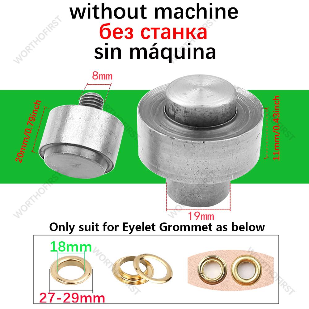 2.0-22mm Metal Punch Hole Eyelet Grommet Dies for Hand Punch Press Mold for Cloth Shoes Leathercraft Belts Sewing Accessorie