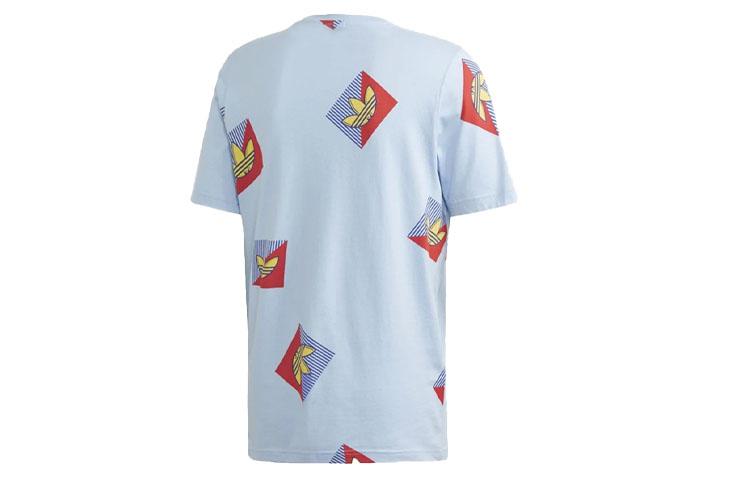 Adidas Originals Set in Sleeve T Shirt Men's Light Blue FM3343