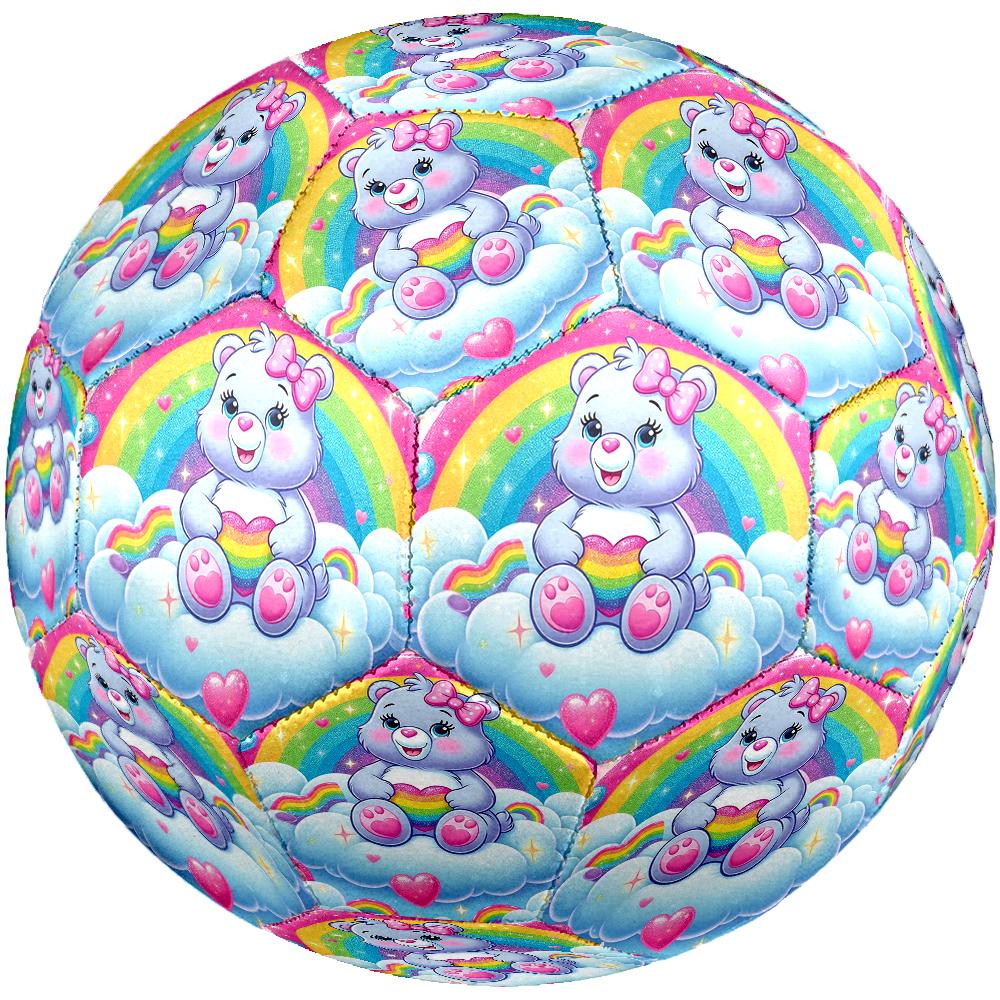 Bear Theme Size 5 Soccer Ball, Suitable for Both Indoor and Outdoor Matches, a Gift Suitable for Everyone.