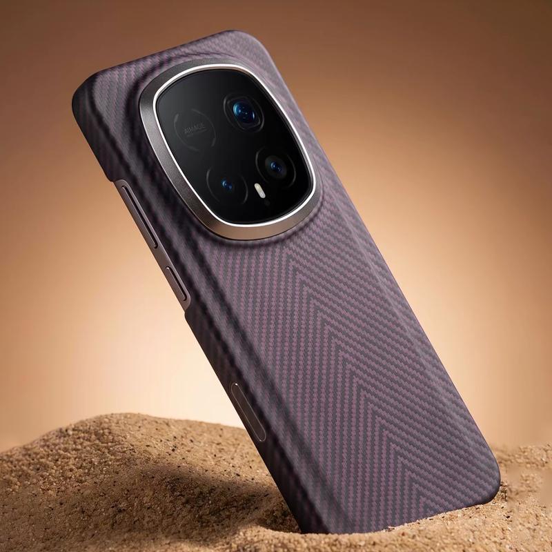 Pinkson Case For Honor Magic 8 RSR Kevlar Wireless Charging Back Cover Case for HONOR MAGIC 8 RSR