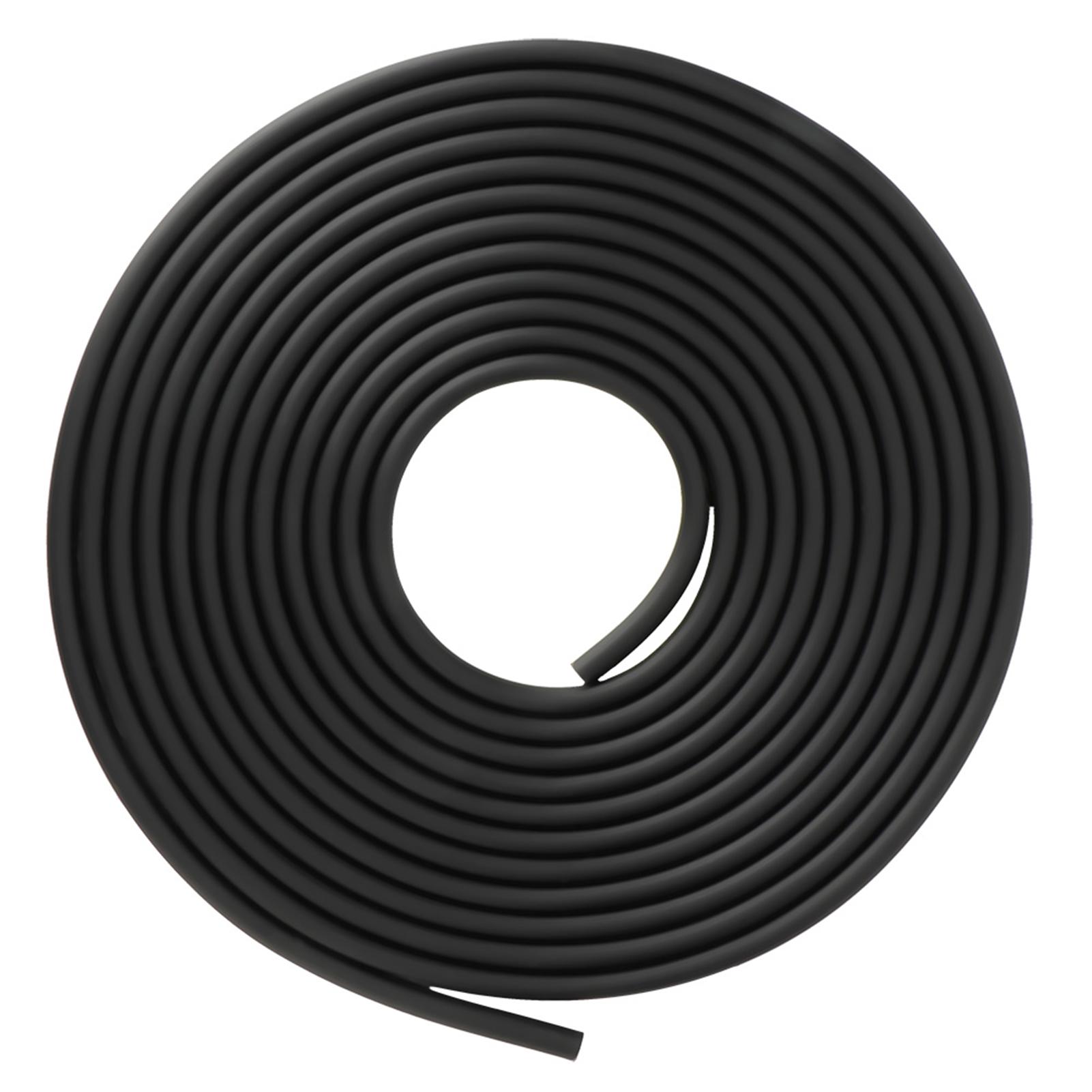 Tube de pompe à air d'aquarium de 5 m, tuyau d'oxygène en silicone souple pour aquarium(noir) black