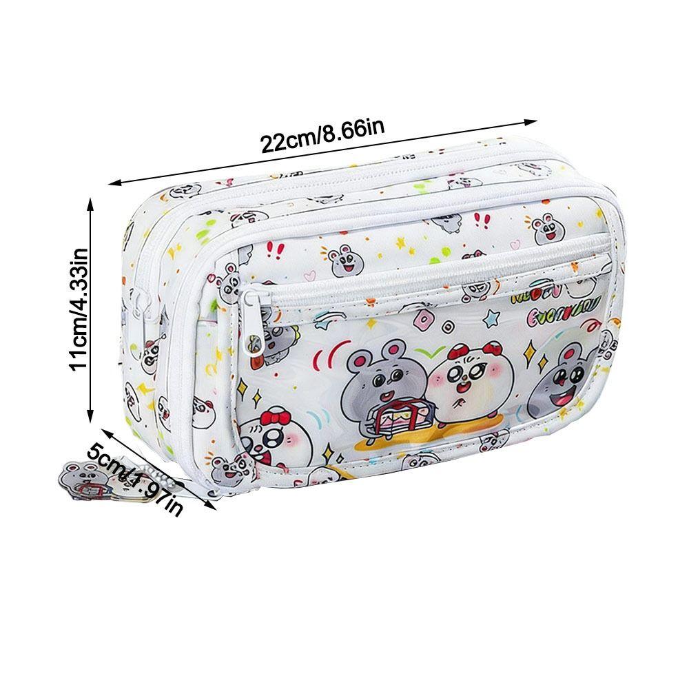 Multifunctional Large Capacity Pencil Case Flip Design Multilayer Pen Bag Pencil Box Back to School Supplies