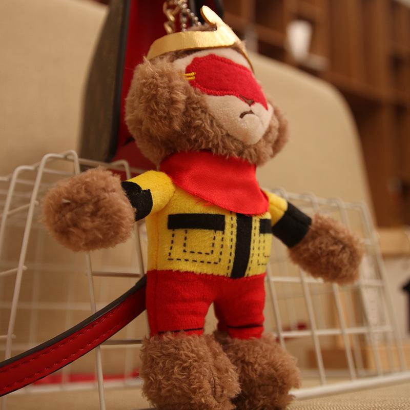 Destiny Wukong Pandantiv Jucărie de Pluș Păpușă Maimuță Regele Geantă Cheie Decorare