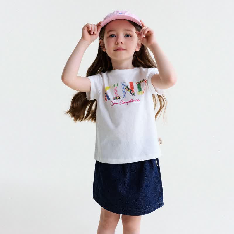 Girl s Letter Print T-Shirt 80