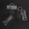 5PCS Electric Guitar Slides Transparent Glass Cylindrical Slide Tone Bar 61MM Length