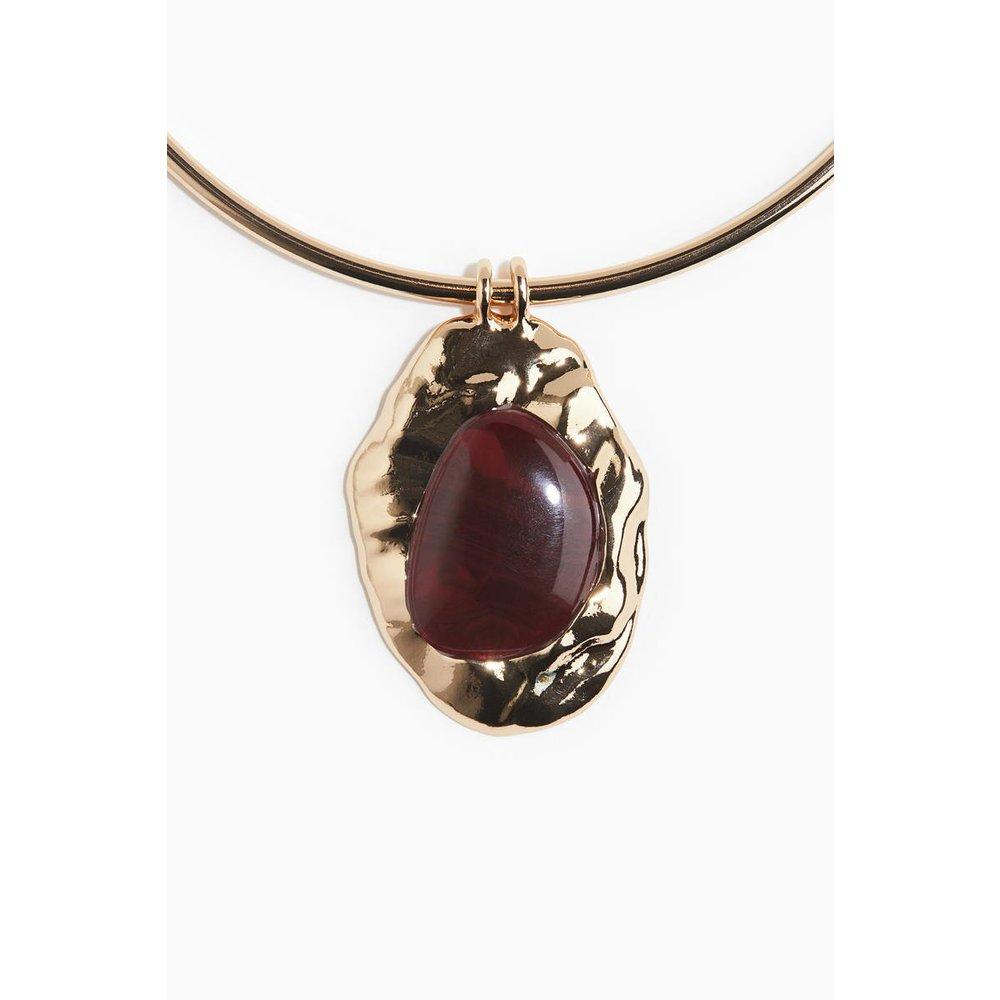 Hard Pendant Necklace Gold Color 1291949001